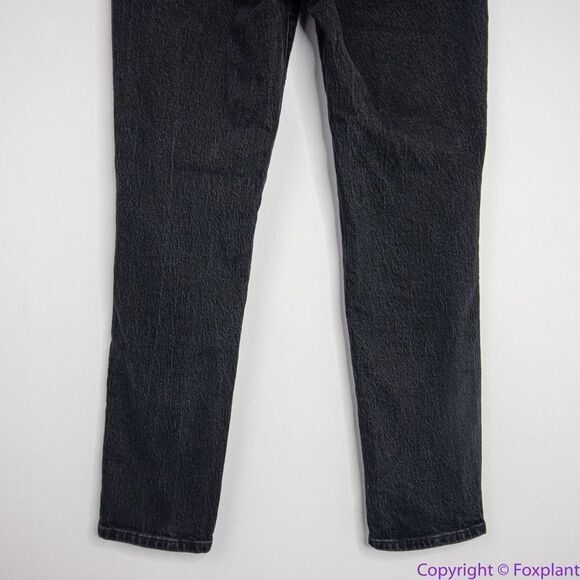 Madewell The Mid-Rise Perfect Vintage Jeans Clean Black‎ Wash, 25 - Picture 10 of 15